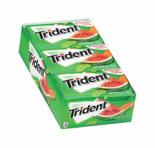 Trident 9126871 Sugar Free Watermelon Twist Chewing Gum - 14 Piece- pa
