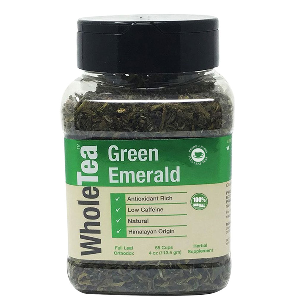 WHOLETEA Natural Indian Green Full Leaf Tea