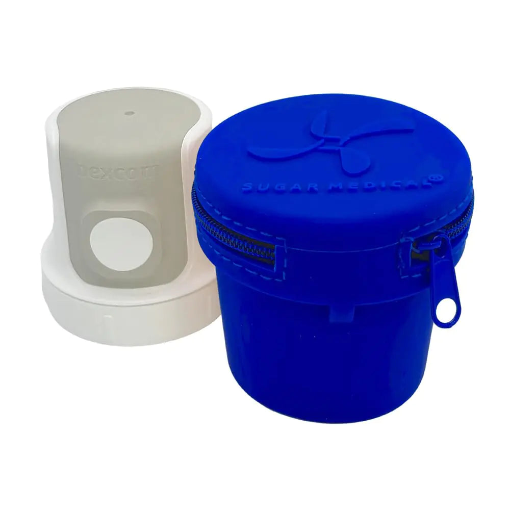 Sugar Medical Travel Protective Case for Dexcom G7 | Diabetic Care Products | Diabetic Dexcom G7 Cover | Protect Dexcom G7| Diabetes Care (Blue)