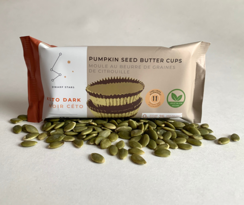 Sugar Free (Keto) Dark Chocolate Pumpkin Seed Butter Cups